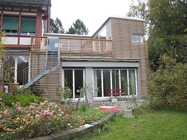 Fassadenrost, Bürgli Wädenswil